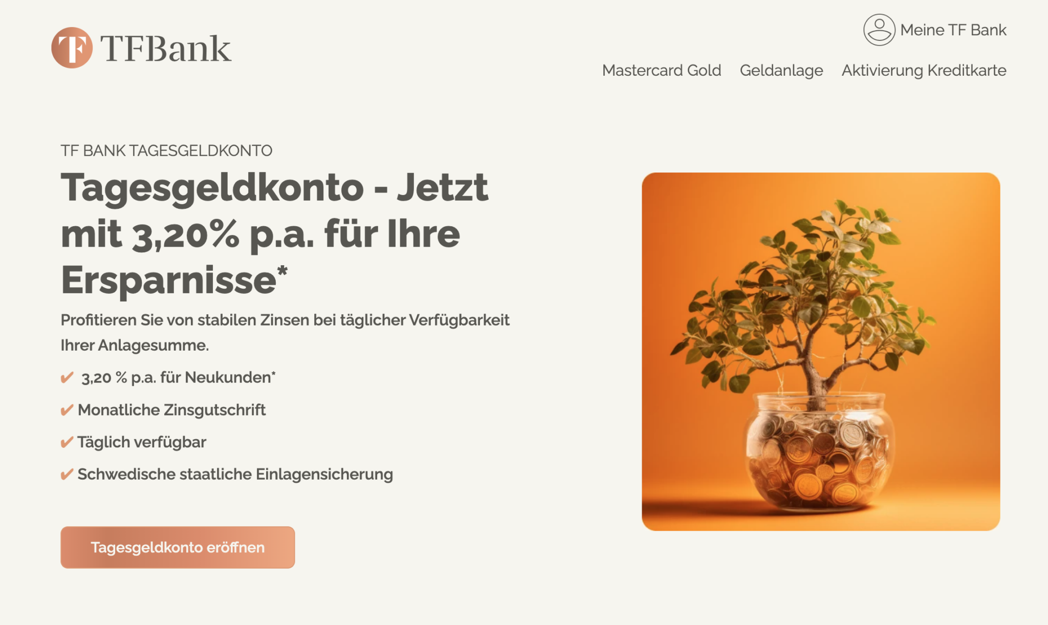 TF Bank Tagesgeldkonto im Test 2025